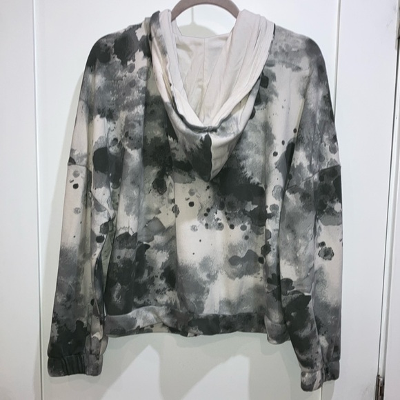 Shambhala women’s large grey tie dye zip hoodie sweater - Picture 2 of 16